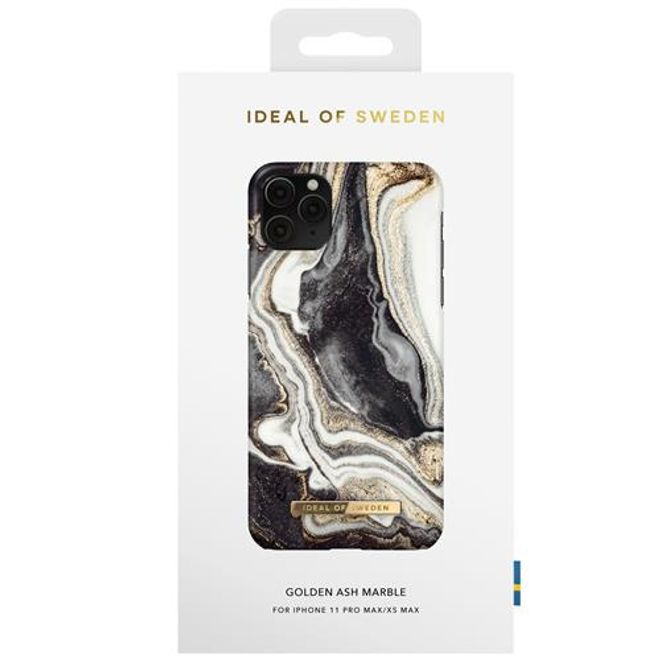 iDeal of Sweden - iPhone 11 Pro Max / XS Max Hülle - Printed Case - Golden Ash Marble