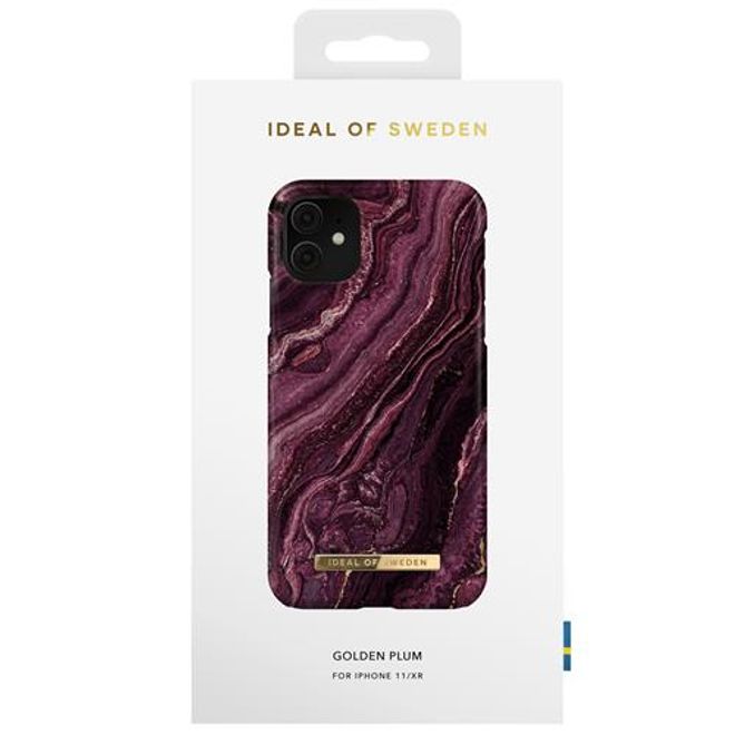 iDeal of Sweden - iPhone 11 / XR Hülle - Printed Case - Golden Plum