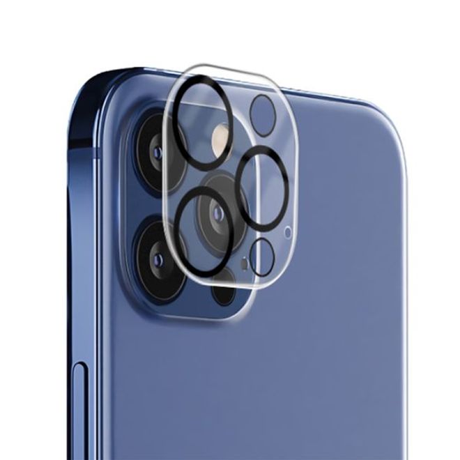 iPhone 12 Pro Max Panzerglas 3D - Vollschutz für Hauptkamera (0.7 mm) - transparent