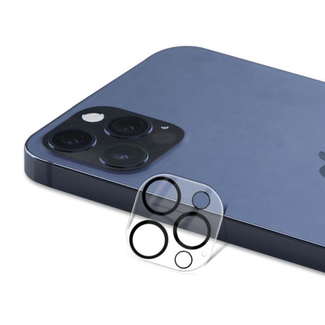 iPhone 12 Pro Max Panzerglas 3D - Vollschutz für Hauptkamera (0.7 mm) - transparent