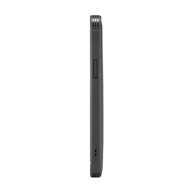 Caseme - iPhone 12 mini Hülle - Leder Case mit abnehmbarer Plastik Hülle - schwarz