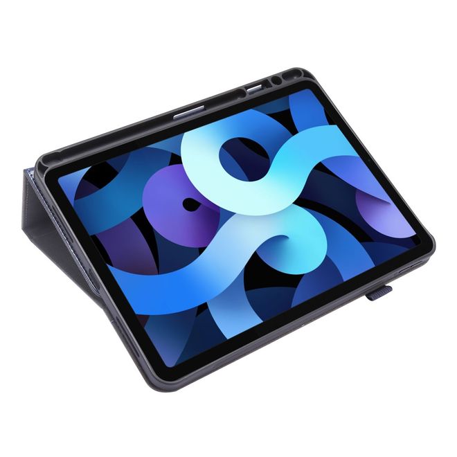 iPad Air (2022 / 2020) / iPad Pro 11 (2022 / 2021 / 2020) Crazy Horse Leather Case - with Stand Function - Blue