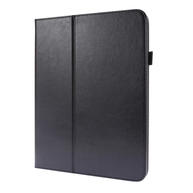 iPad Pro 12.9 (2020) Crazy Horse Leather Case - with Stand Function - Black