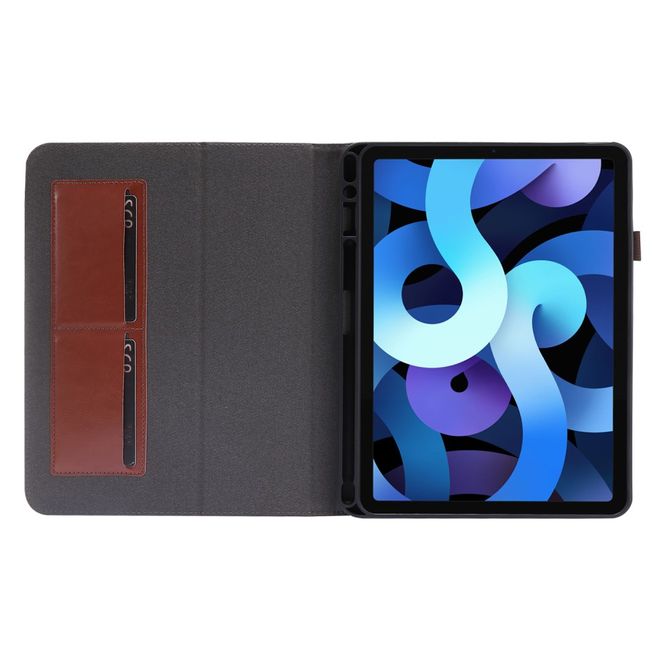 iPad Pro 12.9 (2020) Crazy Horse Leather Case - with Stand Function - Brown