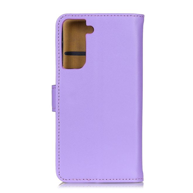 Samsung Galaxy S21+ Handy Hülle - Classic II Leder Bookcover Series - purpur