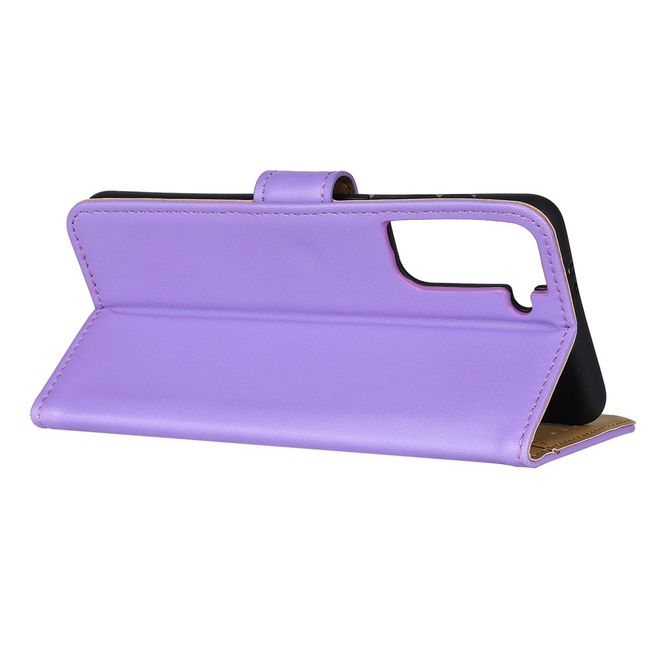 Samsung Galaxy S21+ Handy Hülle - Classic II Leder Bookcover Series - purpur
