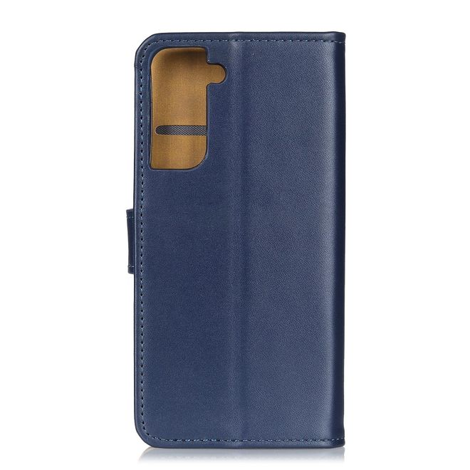 Samsung Galaxy S21+ Handy Hülle - Classic II Leder Bookcover Series - dunkelblau
