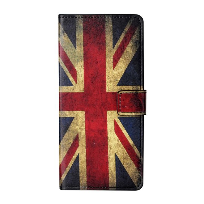 Samsung Galaxy S21 Handy Hülle - Leder Bookcover Image Series - Retro UK Flagge