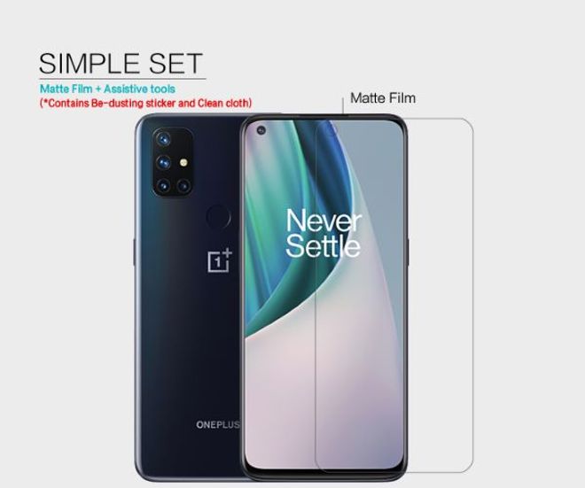 Nillkin - OnePlus Nord N10 5G Display Schutzfolie - Matt Anti-Glare - Matte Whole Set Series
