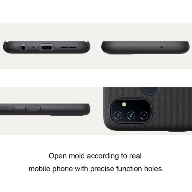 Nillkin - OnePlus Nord N100 Hülle - Plastik Case - Super Frosted Shield Series - schwarz