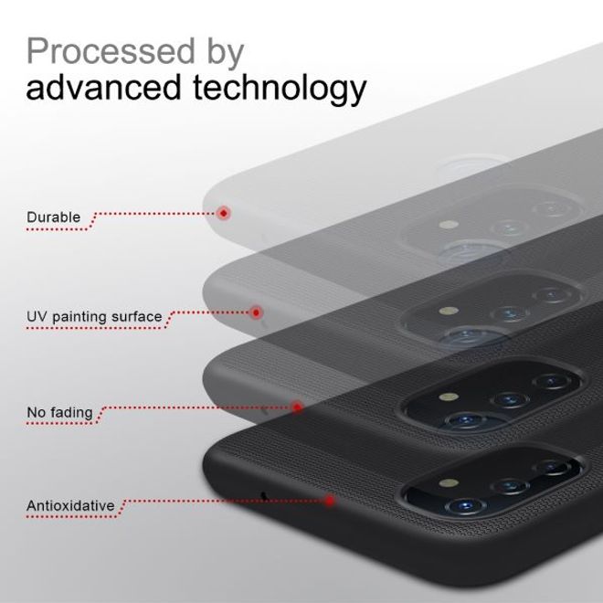 Nillkin - OnePlus Nord N100 Hülle - Plastik Case - Super Frosted Shield Series - schwarz