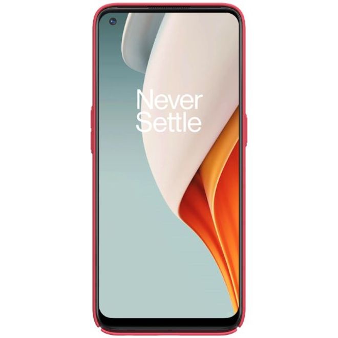 Nillkin - OnePlus Nord N100 Hülle - Plastik Case - Super Frosted Shield Series - rot