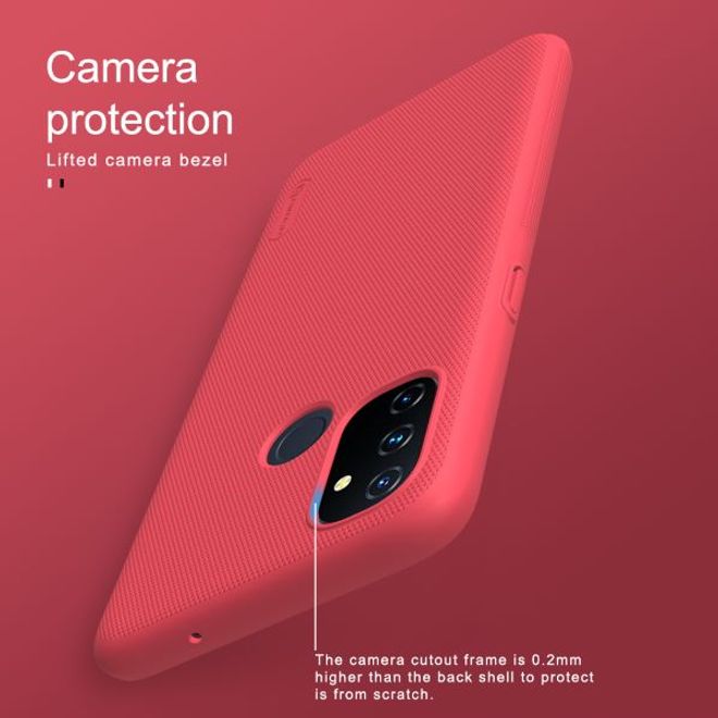 Nillkin - OnePlus Nord N100 Hülle - Plastik Case - Super Frosted Shield Series - rot