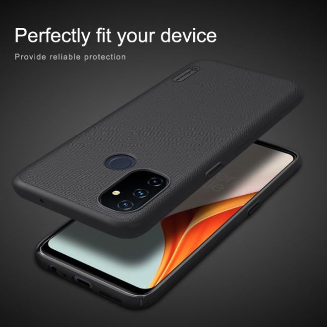 Nillkin - OnePlus Nord N100 Hülle - Plastik Case - Super Frosted Shield Series - weiss
