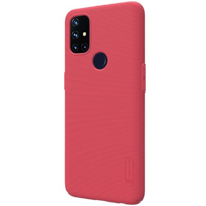 Nillkin - OnePlus Nord N10 5G Hülle - Plastik Case - Super Frosted Shield Series - rot