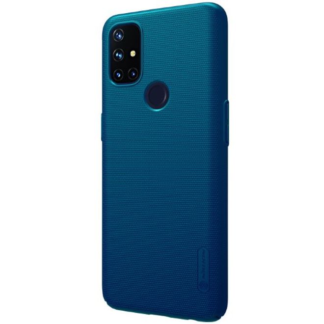 Nillkin - OnePlus Nord N10 5G Hülle - Plastik Case - Super Frosted Shield Series - blau