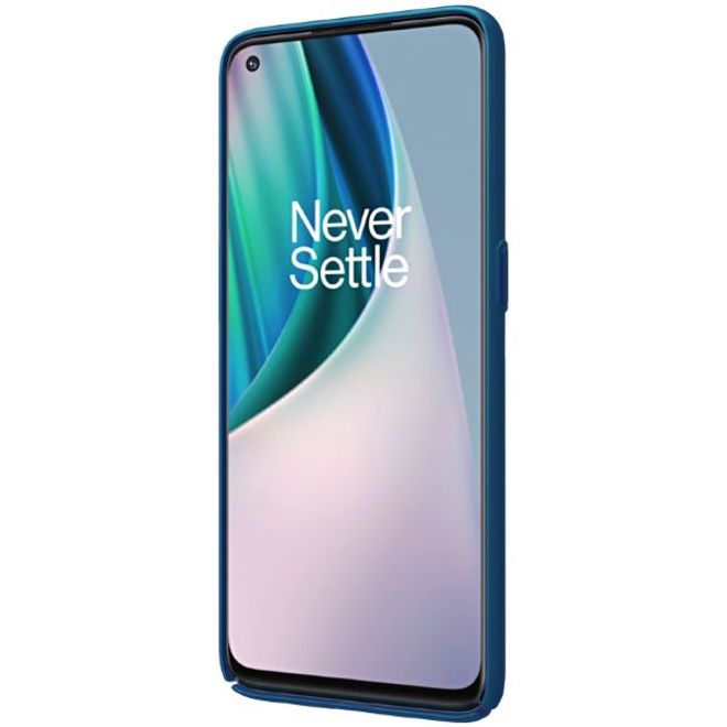 Nillkin - OnePlus Nord N10 5G Hülle - Plastik Case - Super Frosted Shield Series - blau