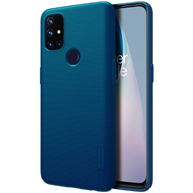 Nillkin - OnePlus Nord N10 5G Hülle - Plastik Case - Super Frosted Shield Series - blau