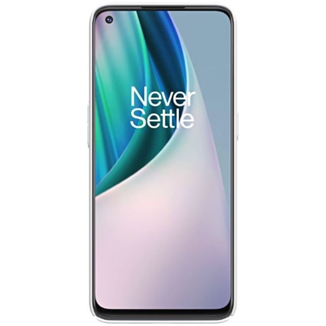 Nillkin - OnePlus Nord N10 5G Hülle - Plastik Case - Super Frosted Shield Series - weiss
