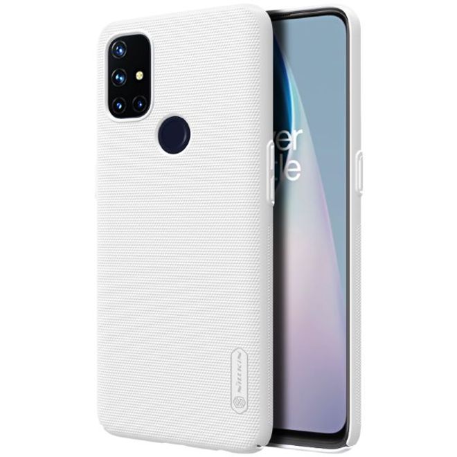 Nillkin - OnePlus Nord N10 5G Hülle - Plastik Case - Super Frosted Shield Series - weiss