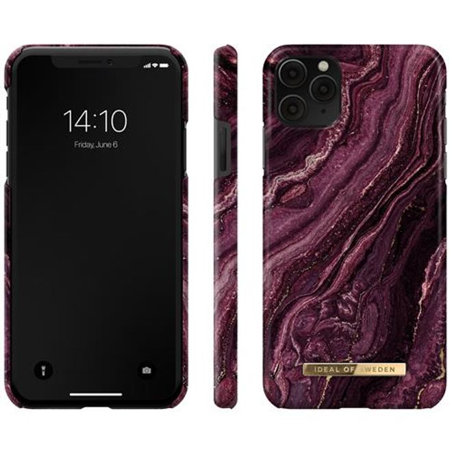 iDeal of Sweden - iPhone 11 Pro Max / XS Max Hülle - Printed Case - Golden Plum