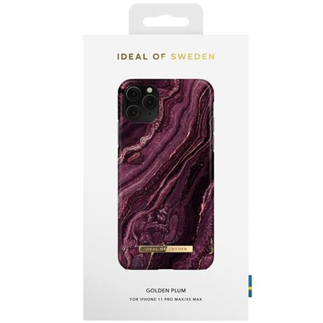 iDeal of Sweden - iPhone 11 Pro Max / XS Max Hülle - Printed Case - Golden Plum