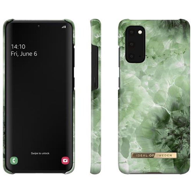 iDeal of Sweden - Samsung Galaxy S20 Hülle, Designer Case Crystal Green Sky - mehrfarbig