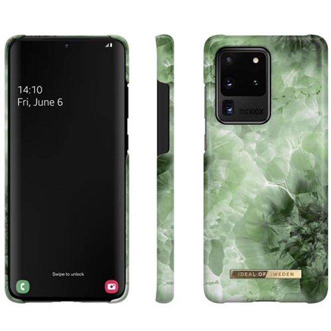 iDeal of Sweden - Samsung Galaxy S20 Ultra Hülle, Designer Case Crystal Green Sky - mehrfarbig