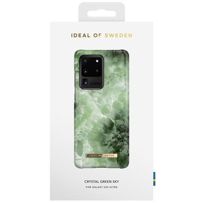 iDeal of Sweden - Samsung Galaxy S20 Ultra Hülle, Designer Case Crystal Green Sky - mehrfarbig