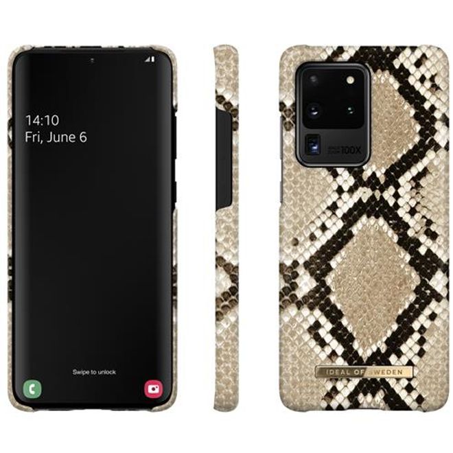 iDeal of Sweden - Samsung Galaxy S20 Ultra Hülle - Printed Case - Sahara Snake