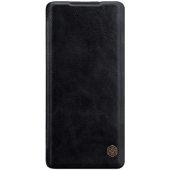 Nillkin - Huawei Mate 40 Pro Plus Hülle - Leder Book Case - Qin Series - schwarz