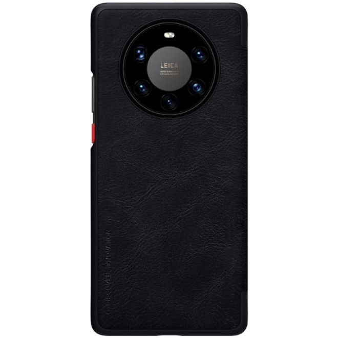 Nillkin - Huawei Mate 40 Pro Plus Hülle - Leder Book Case - Qin Series - schwarz