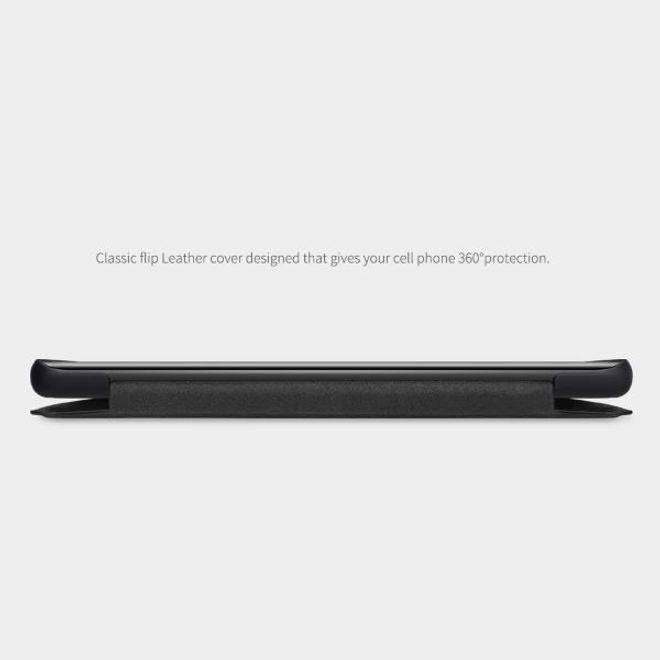 Nillkin - Huawei Mate 40 Pro Plus Hülle - Leder Book Case - Qin Series - schwarz