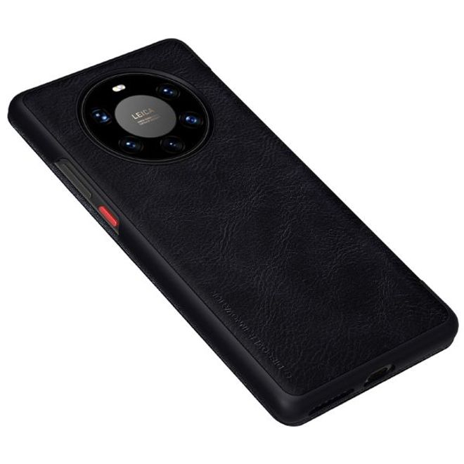Nillkin - Huawei Mate 40 Pro Plus Hülle - Leder Book Case - Qin Series - schwarz
