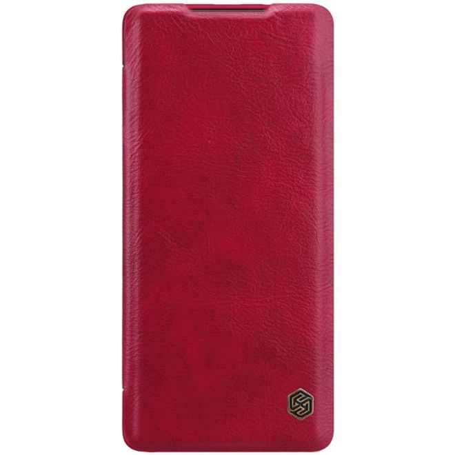 Nillkin - Huawei Mate 40 Pro Plus Hülle - Leder Book Case - Qin Series - rot