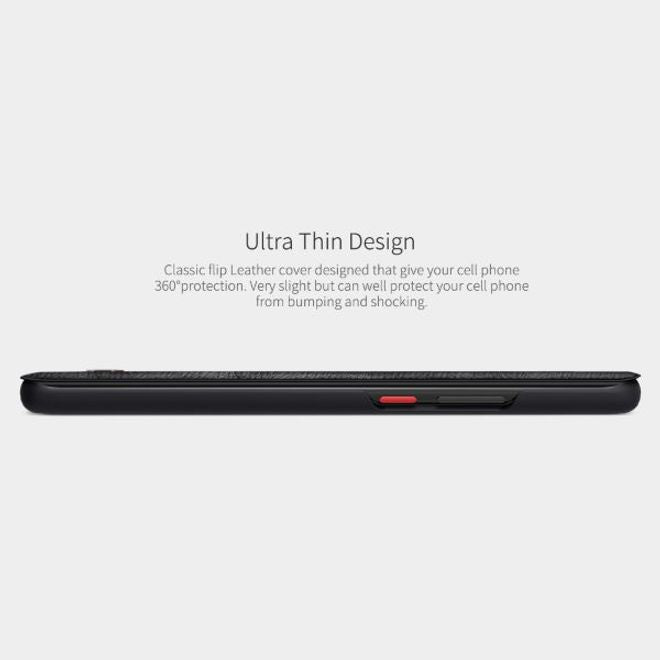 Nillkin - Huawei Mate 40 Pro Plus Hülle - Leder Book Case - Qin Series - rot