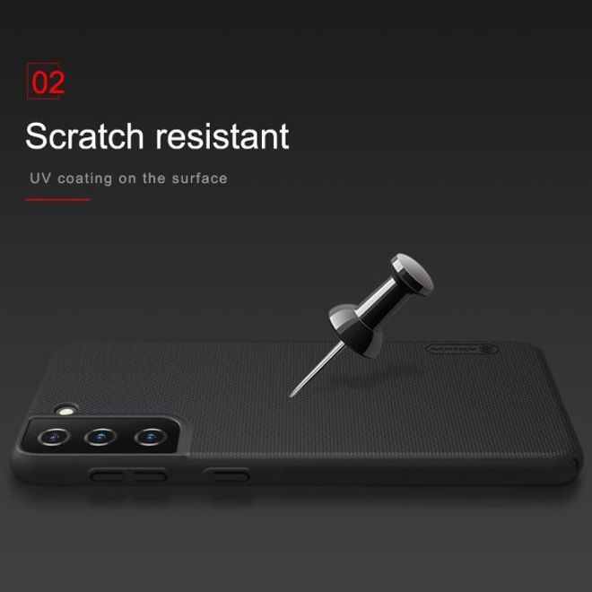 Nillkin - Samsung Galaxy S21+ Hülle - Plastik Case - Super Frosted Shield Series - schwarz