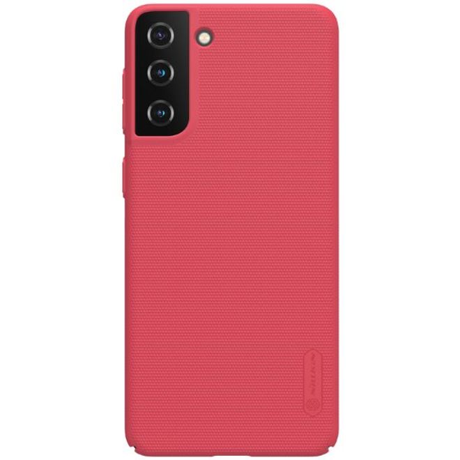 Nillkin - Samsung Galaxy S21+ Hülle - Plastik Case - Super Frosted Shield Series - rot