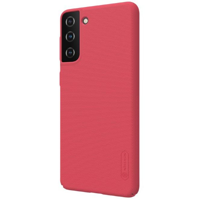 Nillkin - Samsung Galaxy S21+ Hülle - Plastik Case - Super Frosted Shield Series - rot