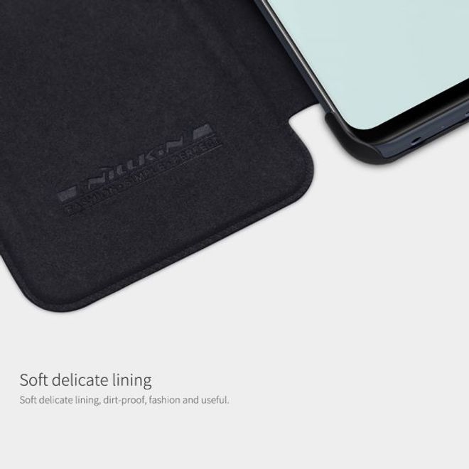 Nillkin - OnePlus Nord N100 Hülle - Leder Book Case - Qin Series - schwarz