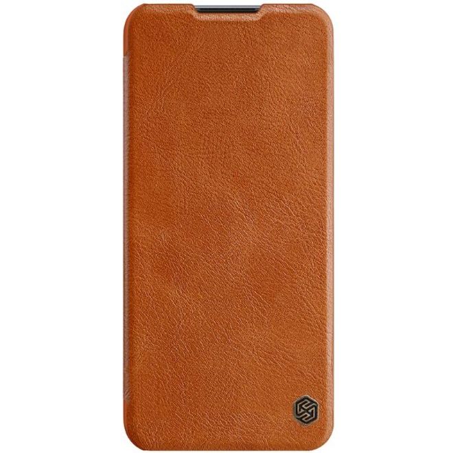 Nillkin - OnePlus Nord N100 Hülle - Leder Book Case - Qin Series - braun