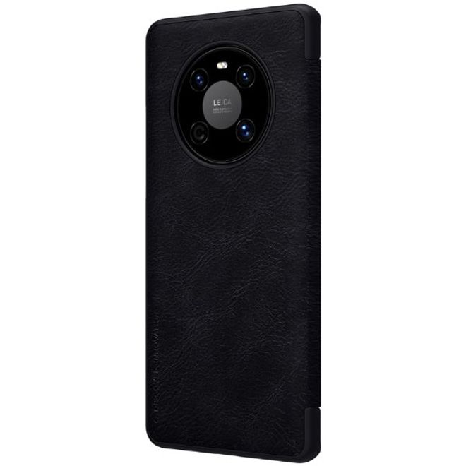 Nillkin - Huawei Mate 40 Hülle - Leder Book Case - Qin Series - schwarz