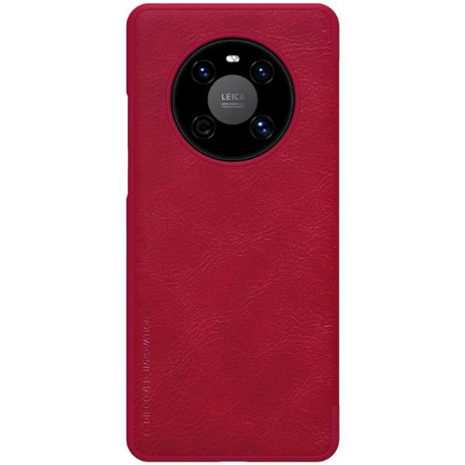 Nillkin - Huawei Mate 40 Hülle - Leder Book Case - Qin Series - rot