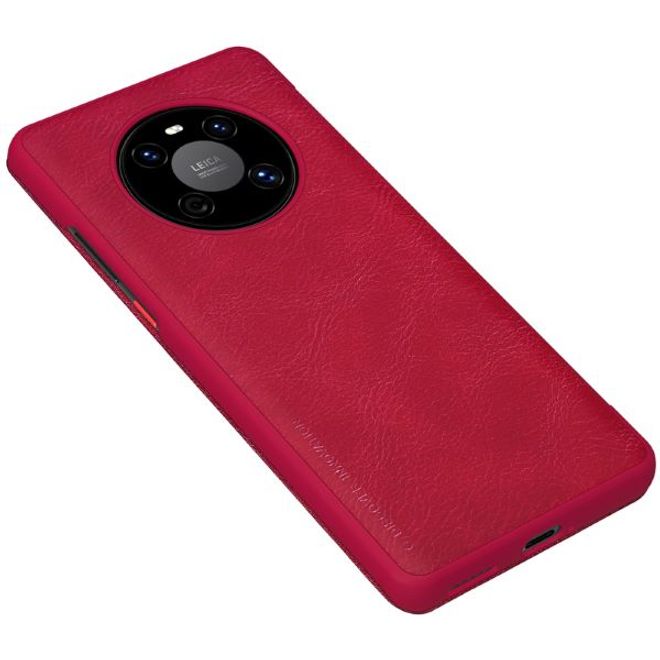 Nillkin - Huawei Mate 40 Hülle - Leder Book Case - Qin Series - rot