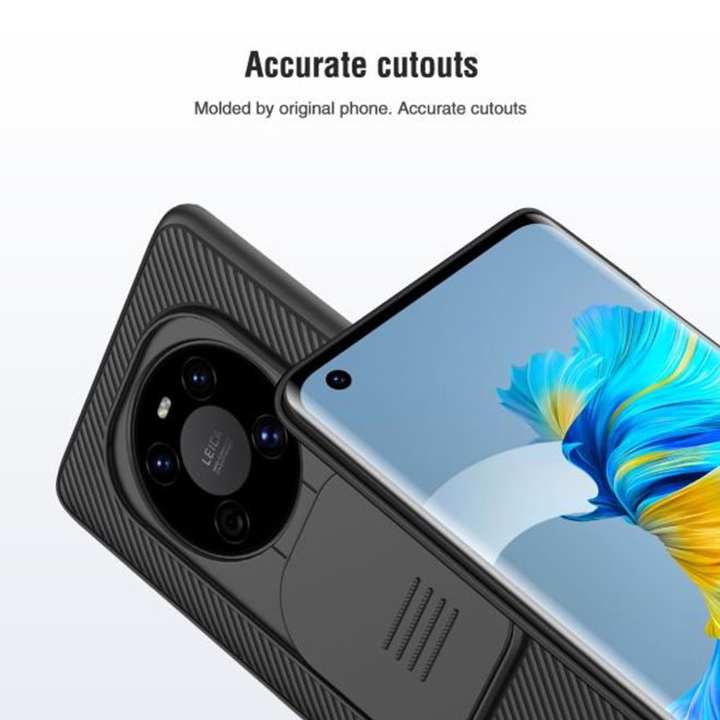 Nillkin - Huawei Mate 40 Hülle - Plastik Hardcase - CamShield Series - schwarz
