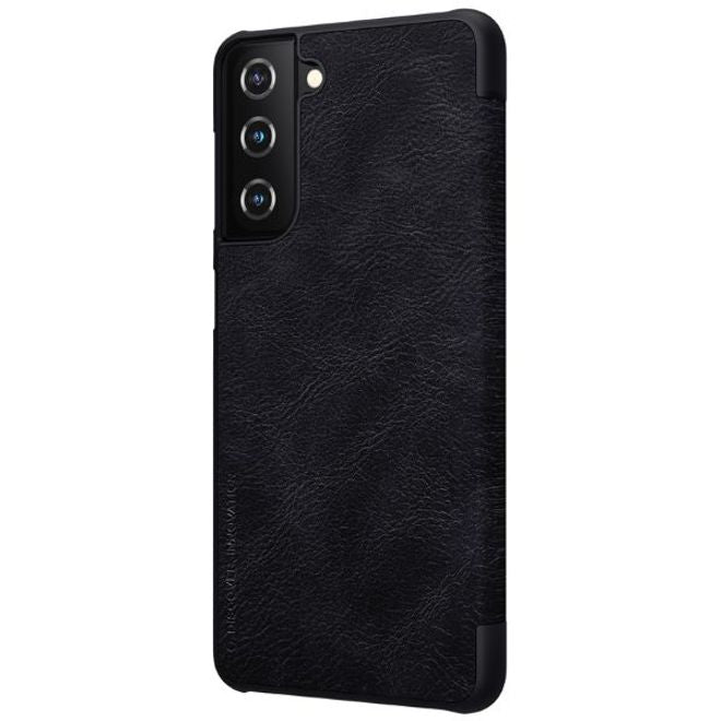 Nillkin - Samsung Galaxy S21+ Hülle - Leder Book Case - Qin Series - schwarz
