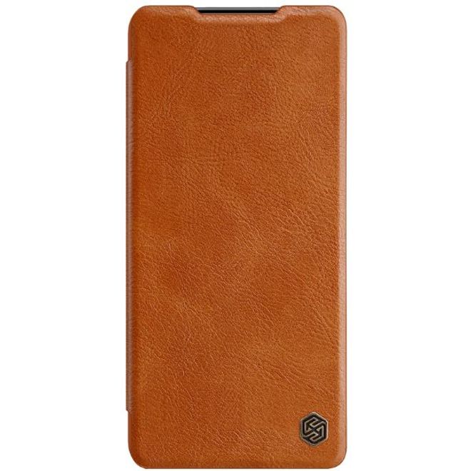 Nillkin - Samsung Galaxy S21+ Hülle - Leder Book Case - Qin Series - braun