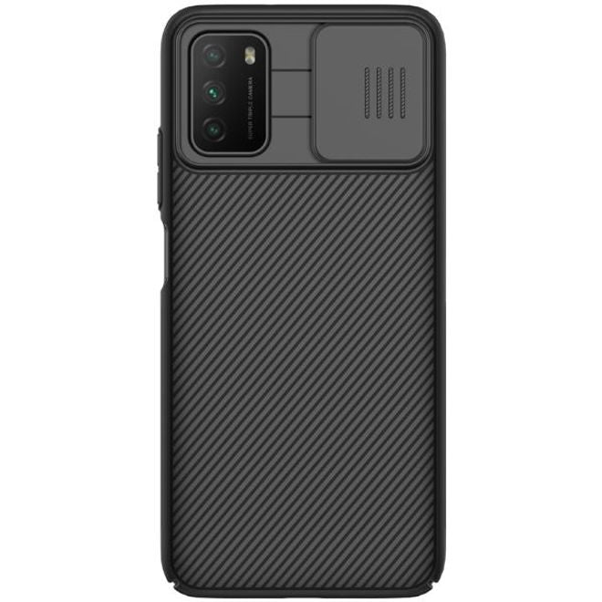 Nillkin - Xiaomi Poco M3 Hülle - Plastik Hardcase - CamShield Series - schwarz