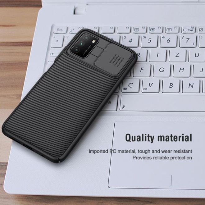 Nillkin - Xiaomi Poco M3 Hülle - Plastik Hardcase - CamShield Series - schwarz