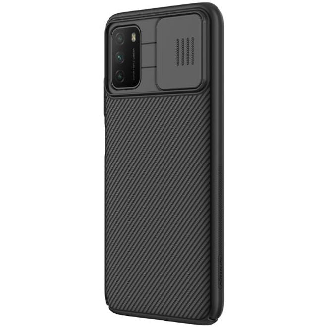 Nillkin - Xiaomi Poco M3 Hülle - Plastik Hardcase - CamShield Series - schwarz